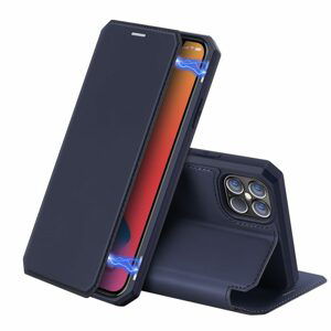 Peňaženkové puzdro Dux Ducis Skin X modré – Apple iPhone 12 Pro Max