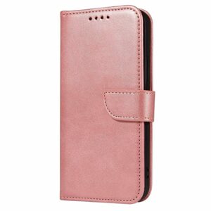 Peňaženkové puzdro Elegant Magnet Case ružové – Samsung Galaxy S21 Ultra