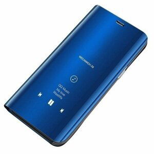 Priehľadný kryt Clear View Case modrý – Samsung Galaxy A52 / A52 5G / A52s 5G