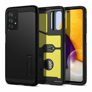 Zadný kryt Spigen Tough Armor čierny  – Samsung Galaxy A72 / A72 5G