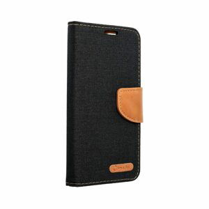 Peňaženkové puzdro Canvas Book čierne – Samsung Galaxy A12 / M12