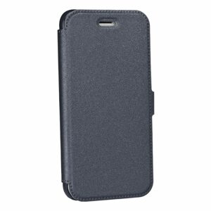 Knižkové puzdro Book Pocket sivé – iPhone X / XS