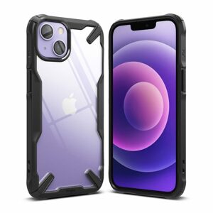 Odolný kryt Ringke Fusion X transparentno-čierny – Apple iPhone 13