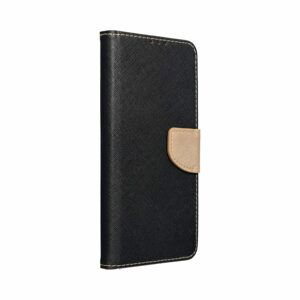 Peňaženkové puzdro Fancy Book čierno-zlaté – Xiaomi Redmi 10 / 10 2022