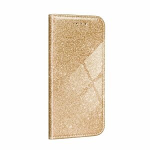 Puzdro Shining Book zlaté – Apple iPhone 13 Mini