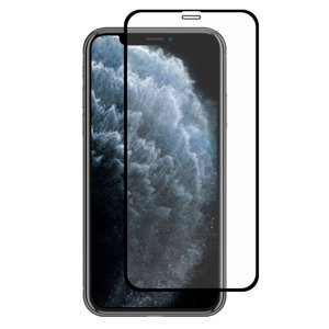 Tvrdené sklo celopovrchové 9H Glass Screen Protector čierne – iPhone X / Xs / 11 Pro