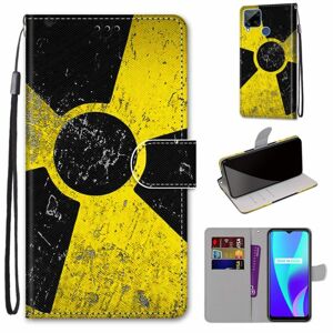 Knižkové puzdro Trendy Cross case Rádioaktívny symbol – Realme Narzo 30A / Realme 7i