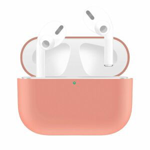 Silikónové puzdro Solid case bledoružové – Apple AirPods Pro