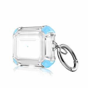 Puzdro Anti-drop case transparentno-modré – Apple AirPods 3
