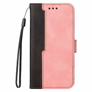 Peňaženkové puzdro Stitching čierno-ružové – Samsung Galaxy A13 5G