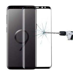 Tvrdené sklo celopovrchové čierne – Samsung Galaxy S9 Plus