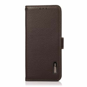 Kožené puzdro Khazneh leather case hnedé – Samsung Galaxy S22 Ultra