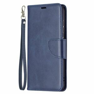 Peňaženkové puzdro Retro Lambskin modré – Samsung Galaxy S21 FE
