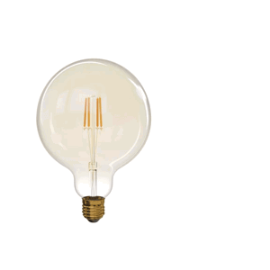 Emos Vintage G125 4W E27 teplá biela+ Z74303 - LED žiarovka