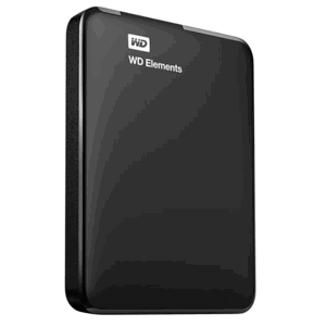 Western Digital Elements Portable 1TB čierny WDBUZG0010BBK-WESN - Externý pevný disk 2,5"