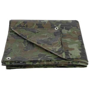 Strend Pro 2170082 - Plachta zakrývacia, Tarpaulin Khaki 03,0x05,0 m, 80 g/m, oliva/kamufláž