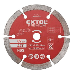 EXTOL 8893022F - Kotúč diamantový, pr. 89mm, pre 8893022