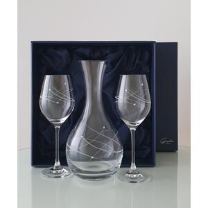 Swarovski 8586021550813 - lines VINOVY SET 3 D (karafa 1,20 + 2 kalich 360)