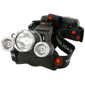 Strend Pro Headlight H931 2171965 - Čelovka, T6+2 XPE LED, 300 lm, 1200 mAh, USB nabíjanie