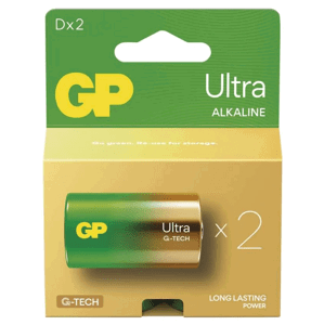 GP Ultra LR20 (D) 2ks B02412 - Batérie alkalické