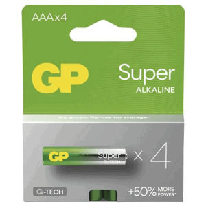 GP Super LR03 (AAA) 4ks B01114 - Batérie alkalické