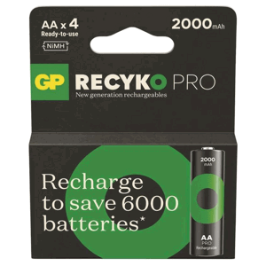 GP ReCyko Pro Professional HR6 (AA) 2000mAh 4ks B26204 - Nabíjacie batérie