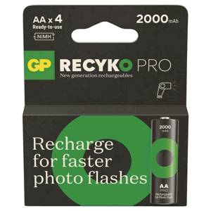 GP ReCyko Pro Photo Flash HR6 (AA) 2000mAh 4ks B2629 - Nabíjacie batérie