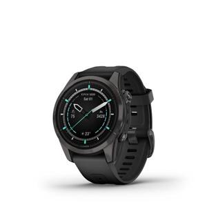 Garmin epix Pro (g2) Sapphire, 42mm, Carbon Grey DLC Titanium, Black band 010-02802-15 - Prémiové multi-športové smart GPS hodinky s AMOLED displejom a LED baterkou