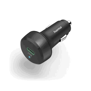 Hama autonabíjačka s USB-C 25W PD QC3.0 čierna 201638 - Univerzálny USB adaptér do auta