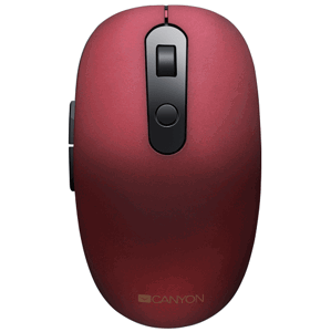 Canyon Bluetooth / Wireless červená CNS-CMSW09R - Wireless/Bluetooth optická myš