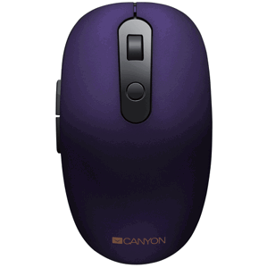 Canyon Bluetooth / Wireless fialová CNS-CMSW09V - Wireless/Bluetooth optická myš