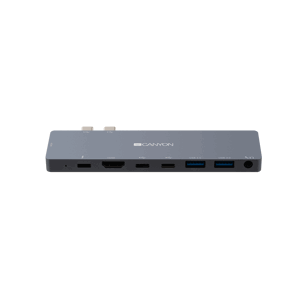 Canyon Thunderbolt 3 Docking Station, 8 portov, 1xThunderbolt 3 +2xUSB-C+2xUSB3.0+2xHDM+1xAudio 3.5m CNS-TDS08DG - Thunderbolt redukcia