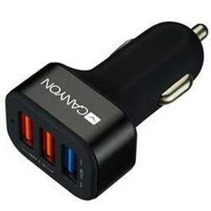 Canyon 2xUSB 1xQuick Charge 3.0 CNE-CCA07B - Univerzálny USB adaptér do auta