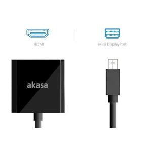 Akasa redukcia Mini DisplayPort - HDMI 20cm AK-CBDP09-20BK - redukcia