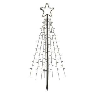 Emos LED vianočný strom kovový 180cm, vonkajší aj vnútorný, studená biela, časovač DCTC02 - Vianočná dekorácia