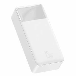 Baseus Bipow Powerbank s digitálnym displejom 30000mAh 15W biely PPDML-K02 - Power bank