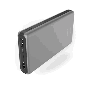 Hama ALU15HD USB-C 15000mAh hliníkové prevedenie, strieborný 201656 - Power bank