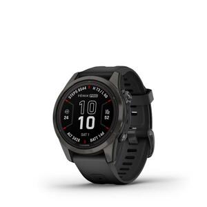 Garmin fenix 7S Pro Sapphire Solar, Carbon Gray DLC Titanium, Black Band 010-02776-11 - prémiové multišportové GPS hodinky