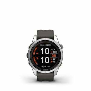 Garmin Fenix 7S Pro Solar, Silver Stainless Steel, Graphite Band 010-02776-01 - prémiové multišportové GPS hodinky