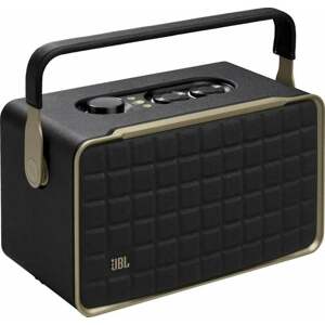 JBL Authentics 300 JBL AUTH 300 - Prenosný smart domáci reproduktor s Wi-Fi, Bluetooth a hlasovými asistentmi v retro dizajne.