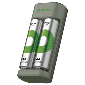 GP Eco E221 + 2ks ReCyko 2100 (AA) B50224 - nabíjačka batérií + batérie
