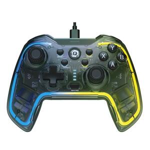 Canyon GP-02, Brighter, drôtový gamepad 4v1 - PC, Switch, Android, PS3 CND-GP02 - Ovládač čierny
