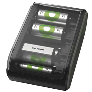 GP B631 B50630 - Univerzálna USB nabíjačka batérií