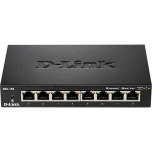 D-Link DGS-108 8-portový Gigabit Desktop Switch