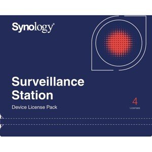 Synology Device License Pack 4 - Balíček Surveillance, licencia pre 4 kamery/kanály