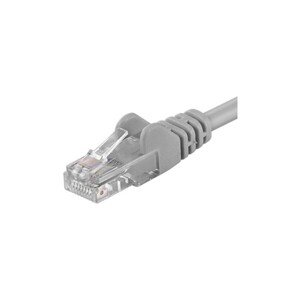 PremiumCord Patch kábel UTP RJ45-RJ45 CAT6 15m šedý