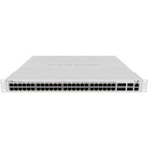 Mikrotik CRS354-48P-4S+2Q+RM 650MHz CPU, 64MB, 48x Gbps PoE LAN, 4x 10Gbps SFP+, 2x 40Gbps QSFP+,
