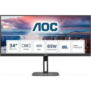 34" LED AOC U34V5C/BK
