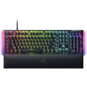 Razer BlackWidow V4 Yellow Switch US herná klávesnica čierna