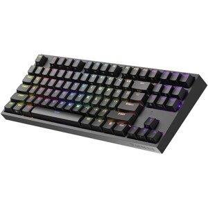 Genesis THOR 404 herná mechanická klávesnica Gateron Yellow Pro/US layout/Čierna